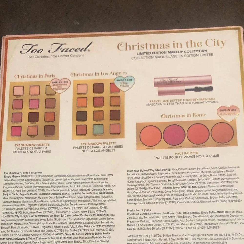 Too faced Makeup Set